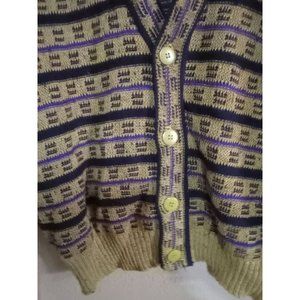 Vintage Jed men's Grandpa cardigan button-up long sleeve sweater size large